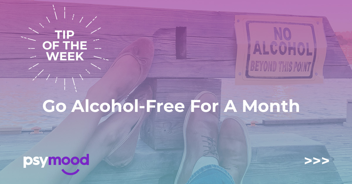 Go Alcohol-Free for a month banner