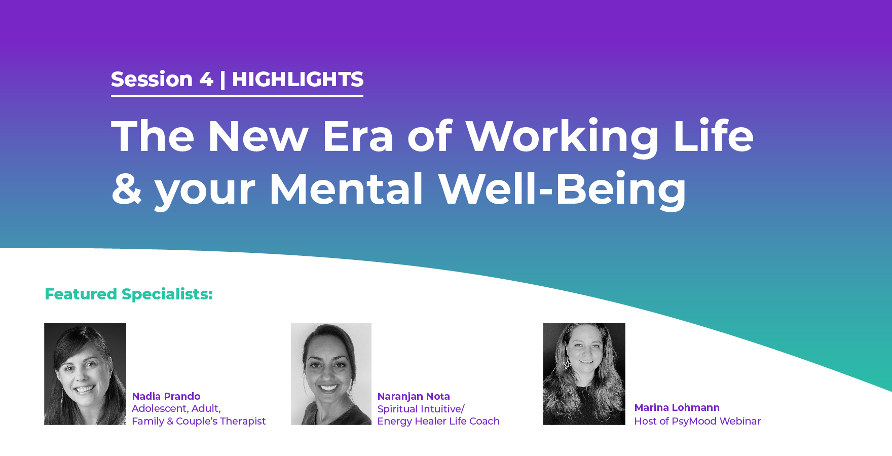 New Era Working Life your Mental Well-Being Highlights webinar banner