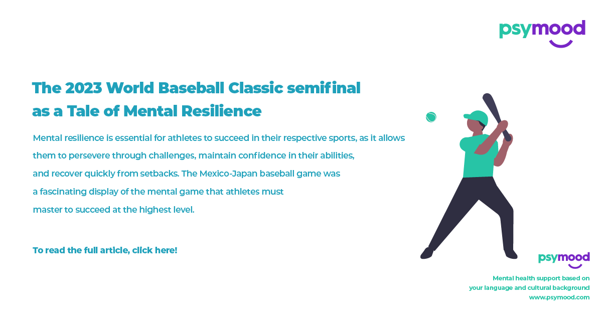 The 2023 World Baseball Classic semifinal as a Tale of Mental Resilience
