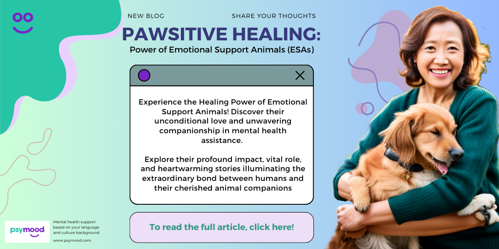 Pawsitive Healing: Power of Emotional Support Animals (ESAs)